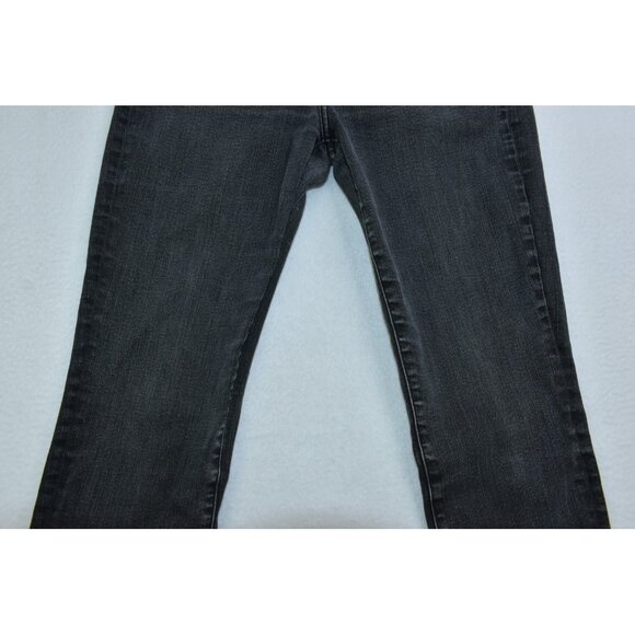 Kut from the Kloth Farrah Baby Women’s Jeans Size 10 Faded Black Denim Bootcut - Picture 4 of 16